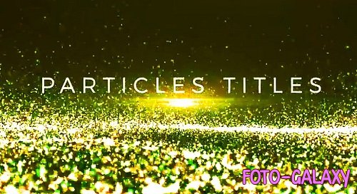 Particles Titles 22 - Project for After Effects