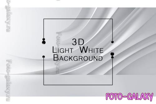 3D Light White Background