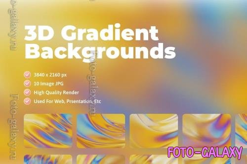 3D Gradient Backgrounds vol 3