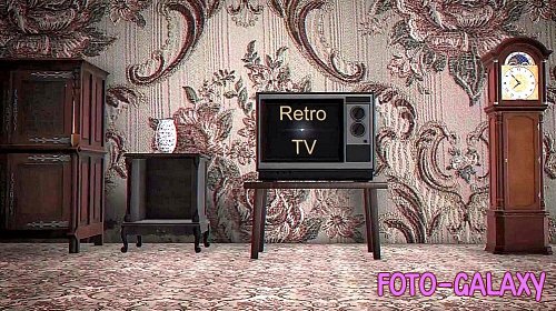Videohive - Retro TV Logo Reveal 47972139 - Project For Final Cut & Apple Motion