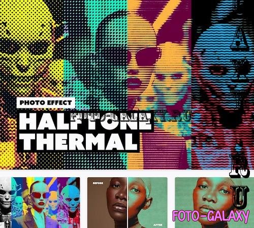 Acid Halftones Photo Effect - 42217317